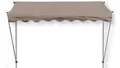 Produktbild: Klemmmarkise Ontario 205x130cm Taupe  Balkonmarkise höhenverstellbar von
