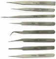 Produktbild: Edelstahl Präzisions-Pinzettenset, 8 teilig
