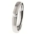 Produktbild: Ernstes Design Fingerring Ernstes Design Ring R508.55 Edelstahl mit Brillant