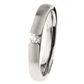 Produktbild: Ernstes Design Ring R508.55 Edelstahl mit Brillant