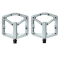 Produktbild: Paar Pedale Stamp 2 Large Raw Silber V2 CB16362 Crank Brothers Flat Fahrradpedal