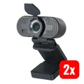 Produktbild: Renkforce Full HD-Webcam Kamera Microfon PC 1920x1080 Pixel Klemme 2 STÜCK