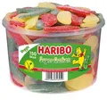 Produktbild: Haribo Fruchtgummis Super Gurken, 1350g, 150 Stück, in Dose