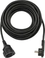 Produktbild: Brennenstuhl Verlängerungskabel 10m H05VV-F 3G1,5 | Schutzkontakt | Flachstecker | Kindersicherung | schwarz