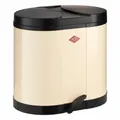Produktbild: Wesco Doppel-Abfallsammler Öko-Sammler Tretmülleimer Mülleimer 170 Mandel 2x15 L