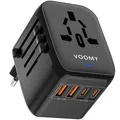 Produktbild: VOOMY Für über 170 Länder Reisestecker mit Schnellladegerät, Travel Adapter mit
