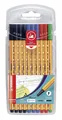 Produktbild: Fineliner - STABILO point 88 - 10er Pack Office - 4 x schwarz, 3 x blau, 2 x rot