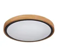 Produktbild: GLOBO LIGHTING LED Deckenleuchte, LED-Leuchtmittel fest verbaut, Warmweiß, Neutralweiß, Tageslichtweiß, Farbwechsel, Deckenleuchte Wohnzimmerlampe Holzleuchte