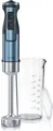 Produktbild: Arendo Edelstahl Stabmixer 1000 Watt - vierflügeliges Messer - Handmixer - Pürierstab - stufenlose Geschwindigkeitsregelung - Turbotaste - abnehmbarer Mixfuß – inkl. Messbecher
