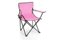 Produktbild: BigDean Campingstuhl Faltstuhl Campingstuhl Anglerstuhl Getränkehalter Klappstuhl (Packung, 1 St), Pink, Klappbar, Getränkehalter, Tragetasche