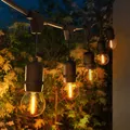 Produktbild: Ledvion - LED Lichterkette Außen, 35M, IP65, 35W, Warm, 220-240V, Silber, Outdoor Lichterkette Strom, Gartenbeleuchtung, Wasserdicht, Verknüpfbar