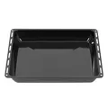 Produktbild: ICQN Tiefes Backblech 46,5 × 37 × 6 cm, Kompatibel mit Siemens, Bosch, Beko, Constructa, Neff & Amica, Emaillierte Fettpfanne für Backofen & Herd