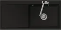 Produktbild: Flächenbündige Spüle MERA 100 SL F Schiefer Becken rechts mit Handbetätigung