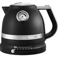 Produktbild: KitchenAid 5KEK1522EBK Artisan Wasserkocher 1,5 L Schwarz 2400 Watt einstellbare Temperaturstufen von 50-100 Grad - Schwarz/Silber