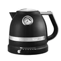 Produktbild: KitchenAid Wasserkocher mit Temperatureinstellung von 50 bis 100°C - Teekocher mit Temperaturanzeige und Kalkfilter 1,5L - Electrisch 2400 Watt - Edelstahl (Gusseisen Schwarz)