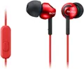 Produktbild: Sony MDR-EX110AP In-Ear Kopfhörer Rot mit Mikrofon Android/Smartphone