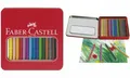 Produktbild: 16x FABER CASTELL Hexagonal Dreikant Buntstifte Set Jumbo GRIP Metall Etui neu