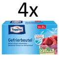 Produktbild: 4X TOPPITS GEFRIERBEUTEL 4 X 30 X 3 LITER 25 X 27 CM *NEU*