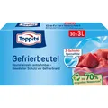 Produktbild: Toppits Gefrierbeutel 30 x 3L | Frischhaltebeutel Schutz vor Gefrierband