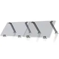 Produktbild: Zelsius - Universal Solarmodul Halterung, Verstellbarer Winkel, Aluminium Montageset Für Zwei Panele