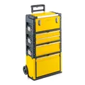 Produktbild: Trolley Werkzeugtrolley Metall, Kunststoff Werkstattwagen Trolly, 5 Fächer gelb