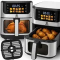 Produktbild: Heißluftfritteuse 6.5L, Friteuse Heissluft 1800 W, Heissluftfriteuse 10 Programmen, Warmhalten, für 6-10 Personen, Air Fryer, Airfryer, Retoo