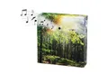 Produktbild: Spetebo Dekoobjekt Vogelgezwitscher Soundbox mit Waldgeräuschen 12 cm (Anzahl, 1 St., Stück), stufenlos regulierbare Lautstärke