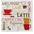Produktbild: Sovie HOME Serviette Cafe Latte in Braun aus Tissue 33 x 33 cm, 20 Stück - modern Kaffee Cafe Frühstück