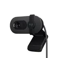 Produktbild: Logitech Brio 105 Business-Webcam mit Full HD und 1080p, automatischem Beleuchtungsausgleich, USB-A, Abdeckblende, einfacher Einrichtung, kompatibel mit Windows, macOS, ChromeOS - Graphit
