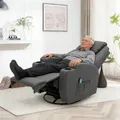Produktbild: Massagesessel Fernsehsessel 360°drehbar Relaxsessel Wärmefunktion Polstersessel