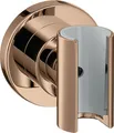 Produktbild: hansgrohe AXOR Brausehalter round, 39525300, Farbe: Polished Red Gold