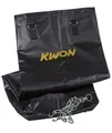 Produktbild: KWON Boxsack Sandsack 150 cm ungefüllt inkl. Aufhängung Kette Erwachsene Set Profi (150 cm, schwarz), Trainingssack 150 cm ungefüllt hochwertige Außenhülle Schwarz