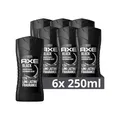 Produktbild: Axe 3-in-1 Duschgel & Shampoo Black für langanhaltende Frische Duft 6 x 250 ml
