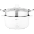 Produktbild: ECG EH 1886 Double | Elektrischer Topf | Weiss | 3 l | 2 Leistungsstufen | 450/900 W |