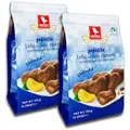 Produktbild: 2 er Pack Weis Schokoladen Lebkuchen Herzen gefüllt 2x 150 g Vollmich mit Aprikosenfüllung