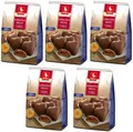 Produktbild: Weiss Vollmilch Lebkuchen Herzen gefüllt mit Aprikosenfüllung 5x 150g