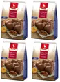 Produktbild: Vollmilch Lebkuchen Herzen mit 28% Aprikosenfüllung 4x150g WEISS