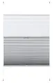 Produktbild: GARDINIA EASYFIX Day + Night Plissee ohne Bohren, Zum Klemmen, Falt-Rollo, Ideal für Tag und Nacht, Inkl. Aller Montage-Teile, Weiß, 100 x 130 cm