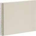 Produktbild: Goldbuch Spiralalbum Bella Vista sandgrau 34x30 cm weiße Seiten