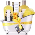 Produktbild: Badeset Geschenkset Frauen 8-teilig mit ätherischem Öl Duschgel 235 ml Spa Set