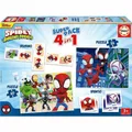 Produktbild: SUPERPACK 4 IN 1 SPIDEY - PUZZLE