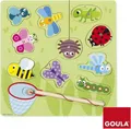 Produktbild: Jumbo Spiele GOULA Magnetisches Insektenspiel, Holzpuzzle, Kinderpuzzle, Kinderspiel, Puzzle, Holz, 10 Teile, 53134