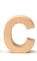 Produktbild: Glorex Papp-Buchstabe C 17,5 x 5,5 cm