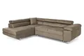 Produktbild: COMFORTINO FURNITURE Ecksofa mit Schlaffunktion PASTI L-Form, Sofa Couch mit Bettkasten, 3-Sitzer Eckcouch, Schlafsofa für Wohnzimmer, Big Sofa Couch mit Schlaffunktion (Hellbraun, Ottomane Links)