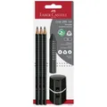 Produktbild: FABER-CASTELL Bleistift GRIP 2001 Set, schwarz, Blister