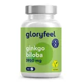 Produktbild: Ginkgo Biloba - 365 Tabletten im 50:1 Extrakt - Hochdosiert für 1 Jahr Vorrat