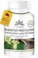 Produktbild: Baldrian-Extrakt Plus mit Hopfen und Melisse - 60 Kapseln - vegan | HERBADIREKT by Warnke Vitalstoffe - Deutsche Apothekenqualität