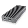 Produktbild: ICYBOX Externes Gehäuse M.2 NVMe USB Typ-C, M-Key für Festplatten Aluminium Case