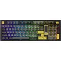 Produktbild: Akko 5098B Kabellose Mechanische Tastatur mit Display, US QWERTY, Black & Gold / Akko V3 Piano Pro - Schwarz/Gold