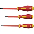 Produktbild: Klauke VDE-Schraubendreher-Set, 3-teilig KL391IS (Schlitz, Kreuzschlitz) (KL391IS)